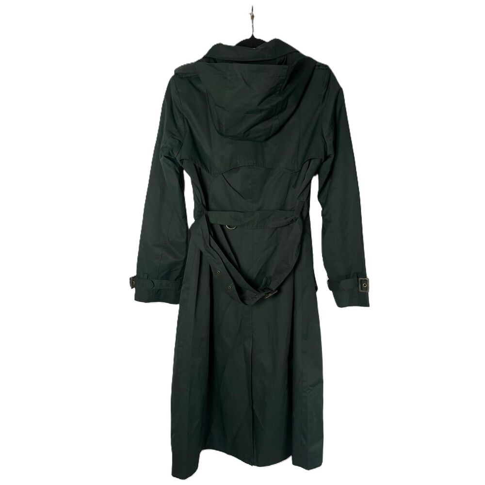 Ralph Lauren Women's Maxi Trench Long Sleeve Button Up Kelly Green Coat NWT Sm. - Picture 7 of 10